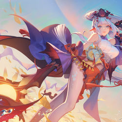 This is a pixiv picture whose title is 千姬.