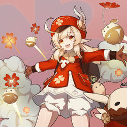 This is a pixiv picture whose title is 원신 클레 klee.