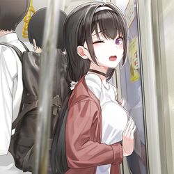This is a pixiv picture whose title is ↔.
