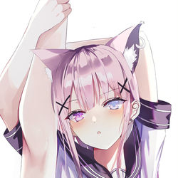 This is a pixiv picture whose title is オッドアイ字バランス.