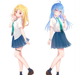 This is a pixiv picture whose title is JK duo~.