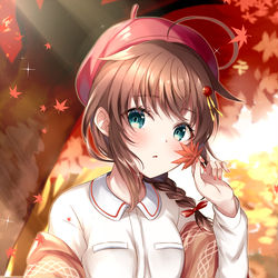 This is a pixiv picture whose title is 秋服時雨ちゃん.