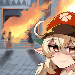 This is a pixiv picture whose title is Disaster Klee.