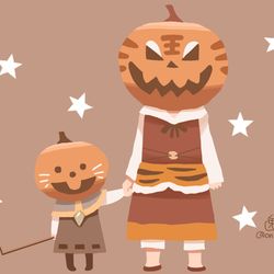 This is a pixiv picture whose title is はろうぃん.