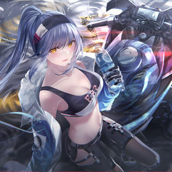 This is a pixiv picture whose title is 🏍.