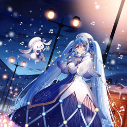 This is a pixiv picture whose title is SNOW MIKU.