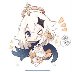 This is a pixiv picture whose title is パイモン.