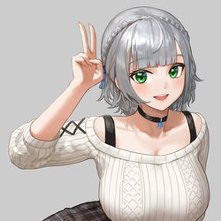 This is a pixiv picture whose title is 白銀ノエル.