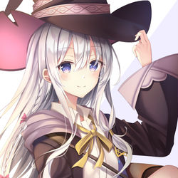 This is a pixiv picture whose title is 灰の魔女.