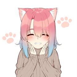 This is a pixiv picture whose title is うちの子のほっぺ.