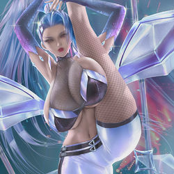 This is a pixiv picture whose title is Commission -KDA Kai'Sa.