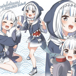This is a pixiv picture whose title is サメちゃん.