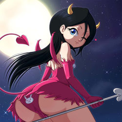This is a pixiv picture whose title is FULL MOON.