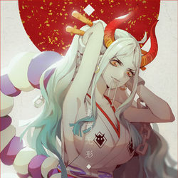 This is a pixiv picture whose title is 大和.