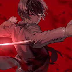 This is a pixiv picture whose title is 崩月流甲一種第二級戦鬼.