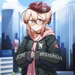 This is a pixiv picture whose title is 私服えっちゃん.