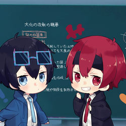 This is a pixiv picture whose title is ちょこらびさん描いてみた.