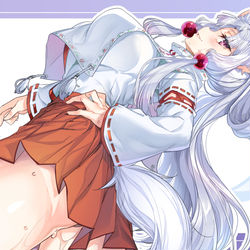 This is a pixiv picture whose title is 巫女イタコさん.