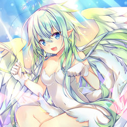 This is a pixiv picture whose title is 天使さん.