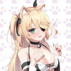 This is a pixiv picture whose title is 猫耳フィッシュル.