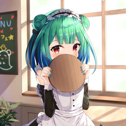 This is a pixiv picture whose title is メイドるしあちゃん.