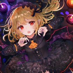 This is a pixiv picture whose title is ハロウィンフランちゃん.
