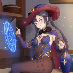 This is a pixiv picture whose title is 占卜.