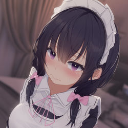 This is a pixiv picture whose title is メイドさん.
