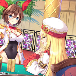 This is a pixiv picture whose title is カジノで息抜き.