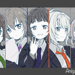 This is a pixiv picture whose title is OPのスーツ姿です.