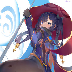 This is a pixiv picture whose title is Mona.