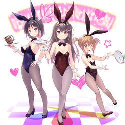 This is a pixiv picture whose title is ケモガルバニーガール部へようこそ！.