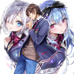 This is a pixiv picture whose title is 自称Fランクのお兄さま10巻.