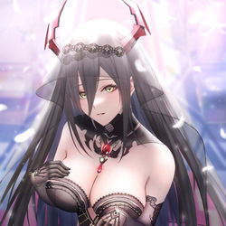 This is a pixiv picture whose title is 指輪を貴女に.