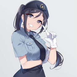 This is a pixiv picture whose title is ポリス浦さん.