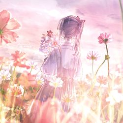 This is a pixiv picture whose title is 夢くらい見させて.