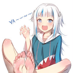 This is a pixiv picture whose title is サメちゃん.