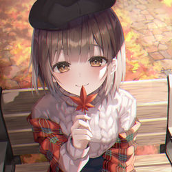This is a pixiv picture whose title is 秋♥.