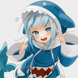 This is a pixiv picture whose title is サメちゃん.