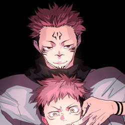 This is a pixiv picture whose title is 呪術.