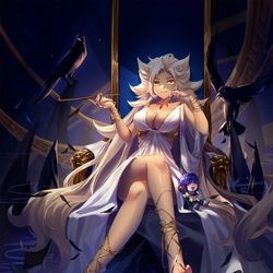 This is a pixiv picture whose title is 獣王ゼラスさま.