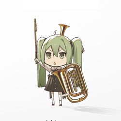 This is a pixiv picture whose title is 战争乐器合集.