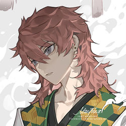 This is a pixiv picture whose title is 錆兎.