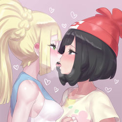This is a pixiv picture whose title is べろちゅー.