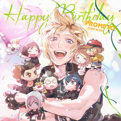 This is a pixiv picture whose title is プロンプト誕生祭2020.