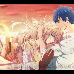 This is a pixiv picture whose title is "Sincerely".