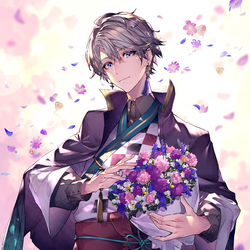 This is a pixiv picture whose title is 【にじさんじ】甲斐田晴誕生日グッズ.