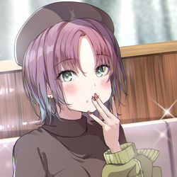 This is a pixiv picture whose title is もぐもぐ浅倉.