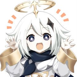 This is a pixiv picture whose title is パイモン.