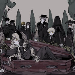 This is a pixiv picture whose title is 私が生まれた日.